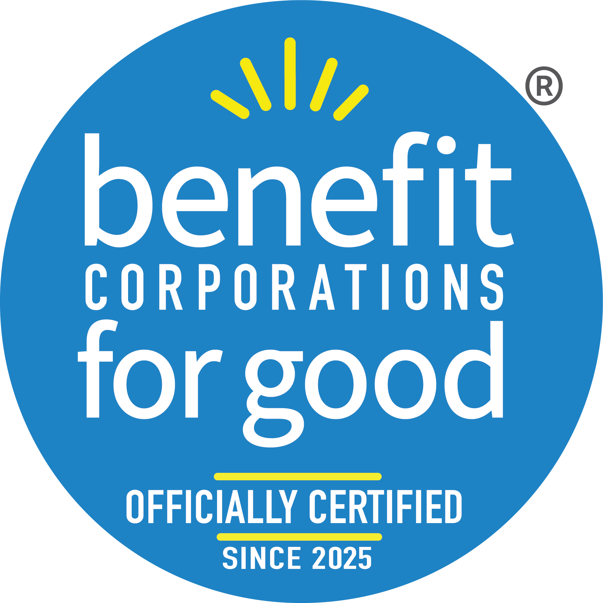 Benefit Corporations for Good, Officially Certified 2025